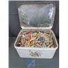 Image 3 : Tin Full Of Clothing Pins & 2 Tin Boxes