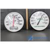 Image 1 : (2) Advertising Thermometers