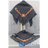 Image 1 : (3) Hand Embroidered Hutterite Shawls (Dated 1940s)