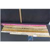 Image 1 : Collection of Vintage Rulers and Yard Sticks