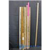 Image 4 : Collection of Vintage Rulers and Yard Sticks