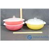 Image 1 : (3) Pyrex Casserole Dishes (2 w/Lids)
