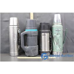 (4) Large Thermoses