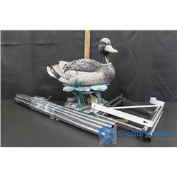 Duck Decor (Chipped), Brackets & misc 24" Metal Rods