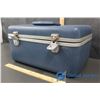 Image 2 : Vintage Blue Vanity Suitcase