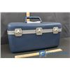 Image 5 : Vintage Blue Vanity Suitcase