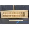 Image 2 : Pair of Wooden Shutters (29"x8")