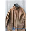 Image 4 : Australian Style Oilskin Drover Jacket (size Large)