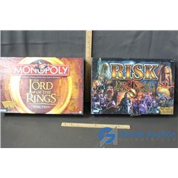 Lord of the Rings Monopoly and Risk Games