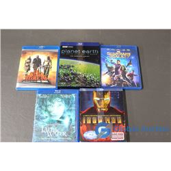 (5) Blueray DVD's