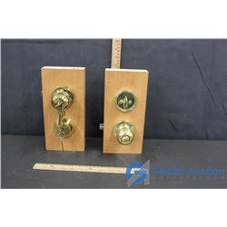 2 Sets of Door Hardware w/Keys
