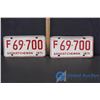 Image 1 : Pair of Matching 1971 Farm License Plates