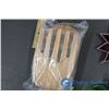 Image 5 : Wooden Salad Claws, Candles With Holders, 2 Decorative Trays, Electric Can Opener