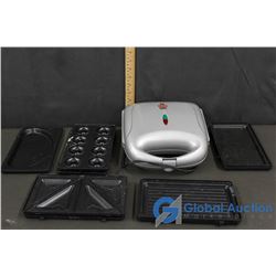 Big Boss Grill with Assortment of Plates