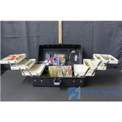 "Old Pal" Fishing Tackle Box with Fish Hook, & etc.