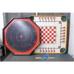 2 Vintage Multi Game Boards