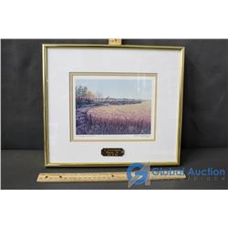 Framed Henry K. Ripplinger Print - "Prairie Harvest"