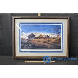 Framed Allen C. Hilgendorf- "The Baker Place"