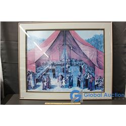 Large Framed William Kurelek Poster - National Gallery of Canada