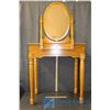 Image 5 : Oak Jewelry Table/Mirror