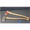 Image 1 : 2 Wooden Handled Axes - May 1889