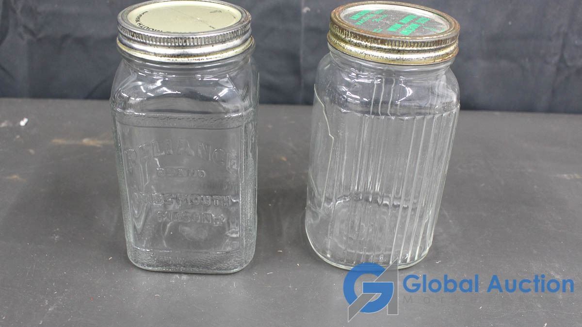 Reliance Brand and Malkin's Wide Mouthed Mason Jars