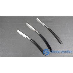 3 Vintage Straight Razors