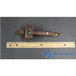 Vintage Wooden Mortis Gauge