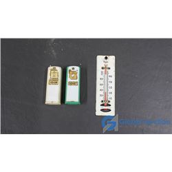 Co-op Salt and Pepper Shakers and Taylor Thermometer