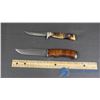 Image 1 : 2 Hunting Knives - Brown Handled