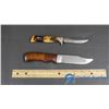 Image 2 : 2 Hunting Knives - Brown Handled