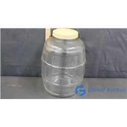 Large Glass Jar w/Handle