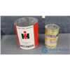 Image 1 : Texaco Havoline Motor Oil 1 Quart Tin and IH Anti-Freeze Tin