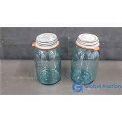 (2) Ball Jars