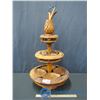 Image 1 : 3 Tiered Wooden Serving Platter