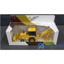 1:32 Scale John Deere Backhoe and Loader Diecast Metal Replica