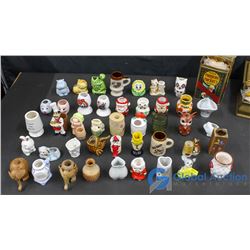 Ceramic Toothpick Holders and Lots of Toothpicks