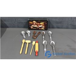 Pot of Gold Tin w/ Kitchen Items