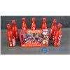 Image 1 : 7 Coca Cola Collector Bottles & Poster Car Collection (NIB)