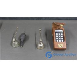 Pitney Bowes RMRS System, 2 Vintage & Rubber Bulb