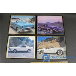 4 Pictures of Cars - 1966 Ford Mustang, 1969 Corvette, 1960 Corvette, etc.