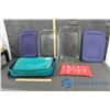 Image 1 : (2) Pyrex Cassarole/Baking Dishes & Pyrex Portables Bag with Hot Pack