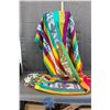 Image 5 : Vintage "Fiesta" Radio, Colorful Cloth Hammock, & with Plant Stand