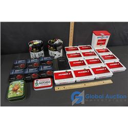 Assortment of Tabacco Tin's - No.7 Tabacco, Borkum Riff, Etc.