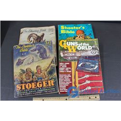 (2) Vintage "The Shooter's Bible" Catalogs, Shooter's Bible, & Gun Of the World Magazine