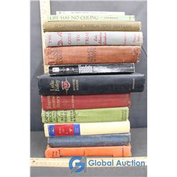 Assortment Of Vintage Hard Cover Books