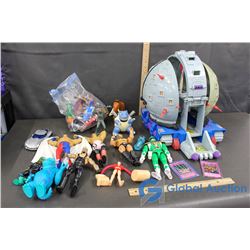 Misc. Toys - Wrestlers, Power Rangers, Ninja Turtles, Yu-Gi-Oh Cards, etc.