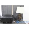 Image 1 : Lamp & Ottoman