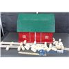 Image 1 : Wooden Toy Barn With Wooden Fences