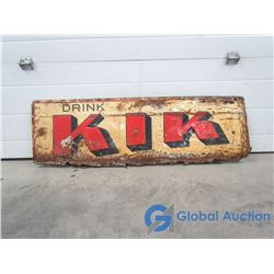 Drink KIK Metal Sign